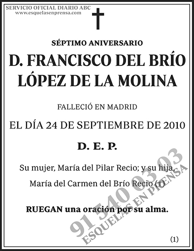 Francisco del Brío López de la Molina